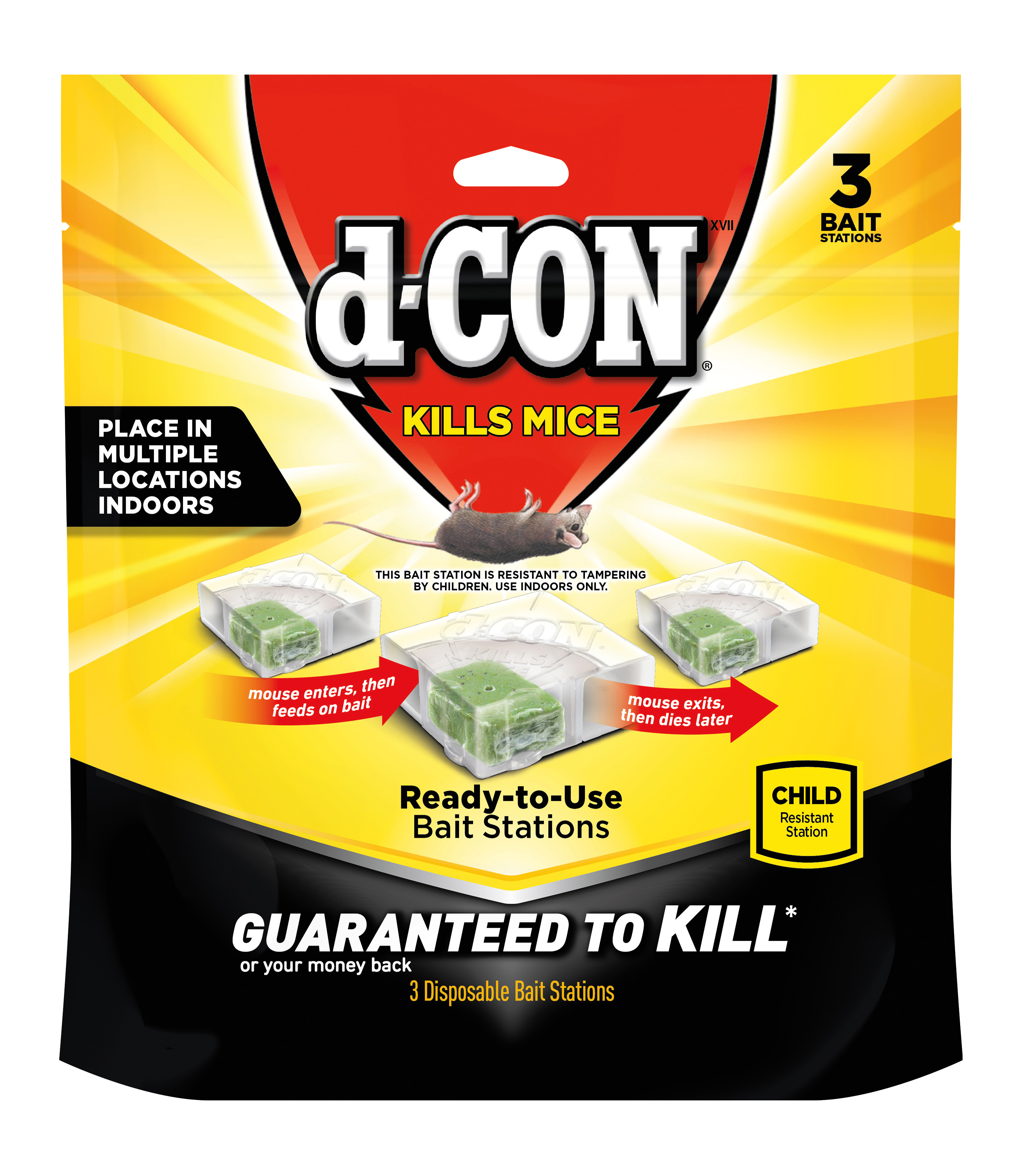 d-CON® Disposable Bait Station - Corner Fit